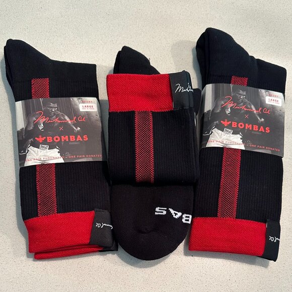 Bombas x Muhammad Ali Calf Socks - Picture 1 of 2